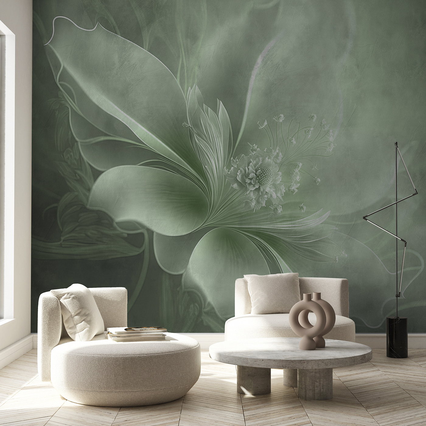 Delicate floral beauty in soft hues