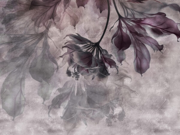 Delicate flowers in soft hues