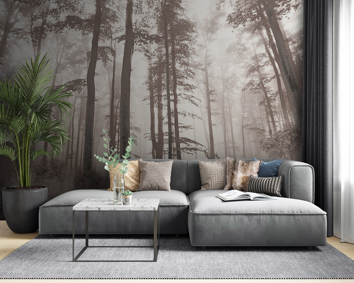 Grupo de ciervos en un bosque u93893pig53m - Grupo de ciervos en un bosque - tegory