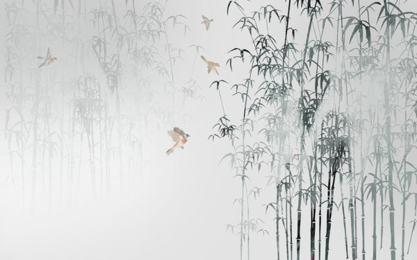 Pájaros volando pájaros en la niebla Pájaros volando pájaros en la niebla