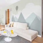 Fotomurales Globo aerostático en el cielo