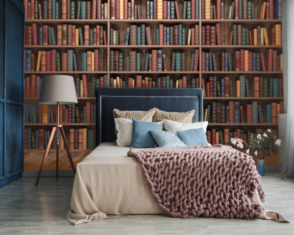 Gran estantería con muchos libros Gran estantería con muchos libros