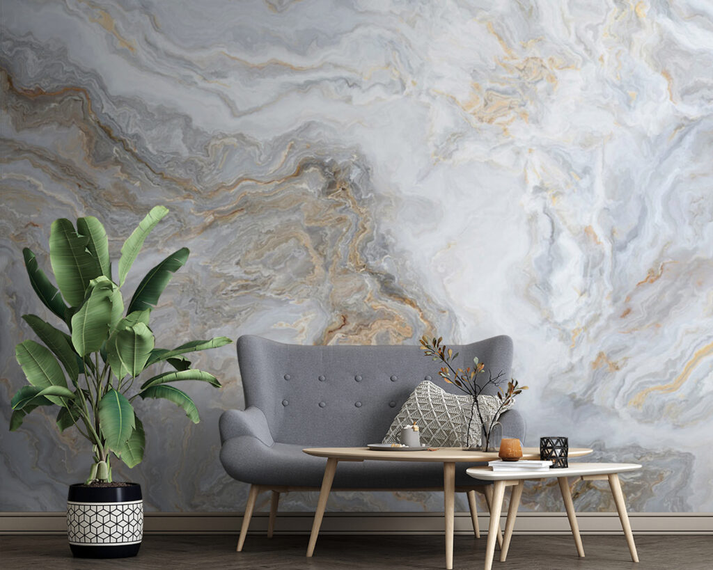 Elegant swirls of soft colors