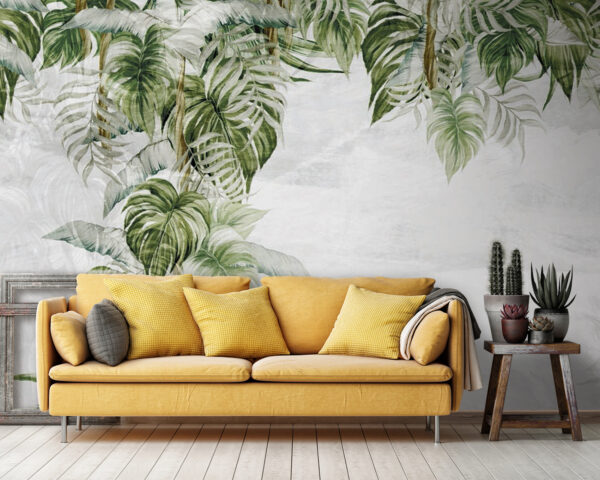 Pintura de una planta tropical Pintura de una planta tropical