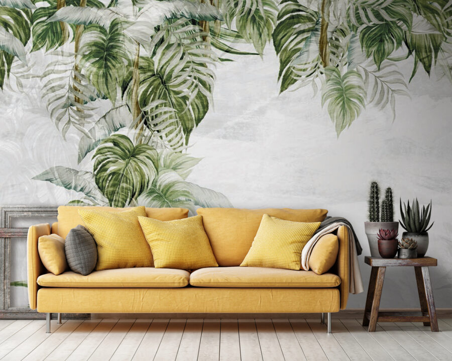 Pintura de una planta tropical Pintura de una planta tropical