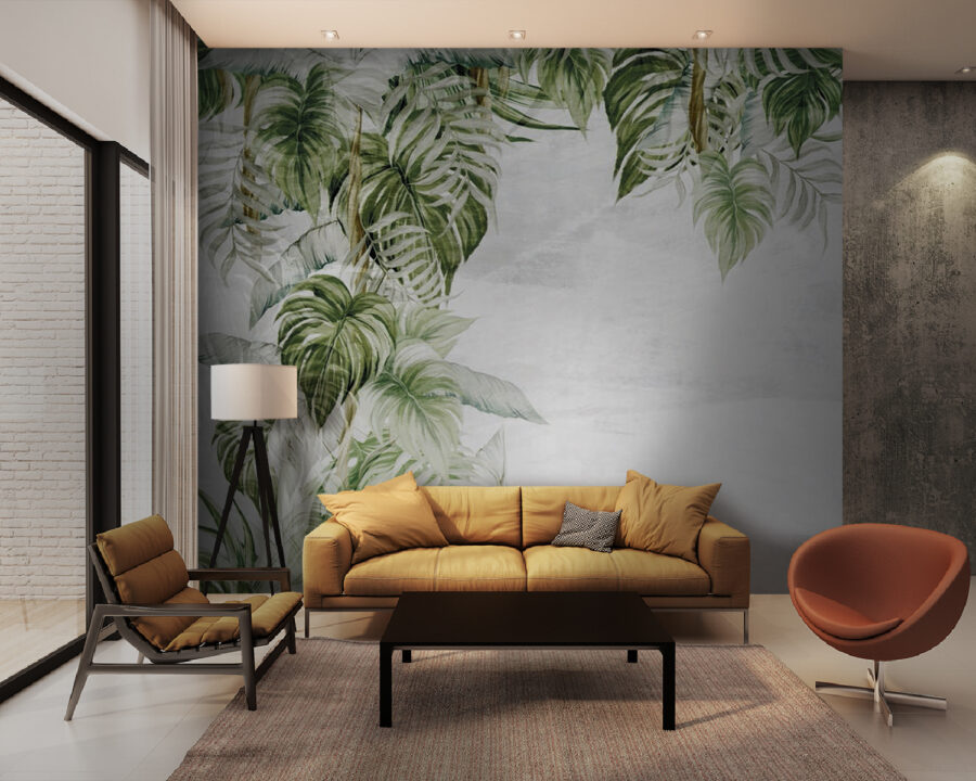 Pintura de una planta tropical Pintura de una planta tropical