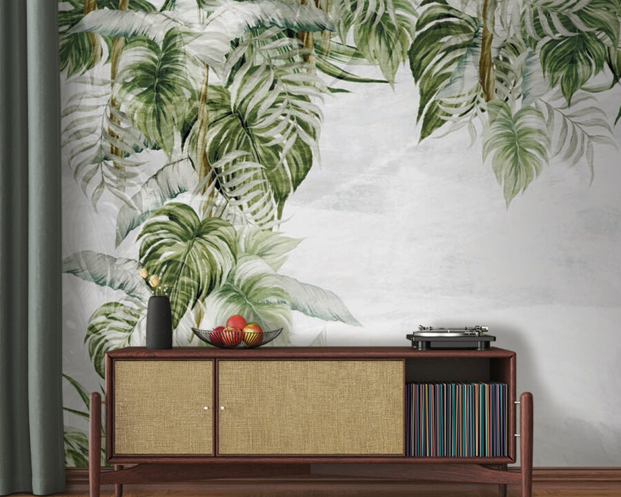 Pintura de una planta tropical Pintura de una planta tropical