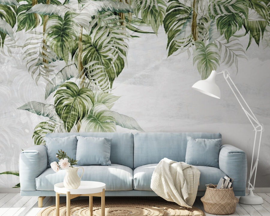 Pintura de una planta tropical Pintura de una planta tropical