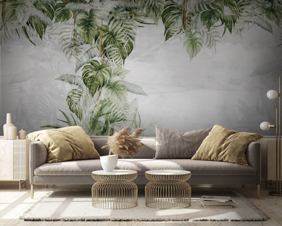 Pintura de una planta tropical Pintura de una planta tropical