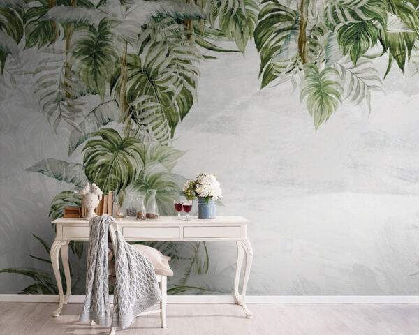 Pintura de una planta tropical Pintura de una planta tropical