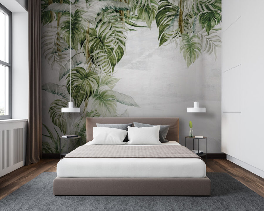 Pintura de una planta tropical Pintura de una planta tropical