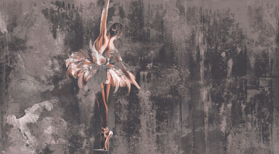 Pintura de una mujer bailando