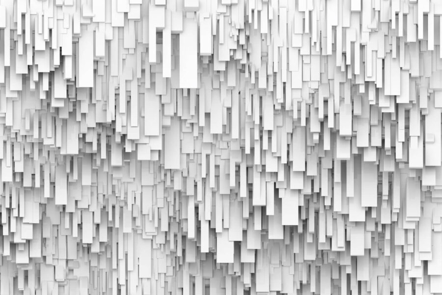 Formas rectangulares blancas en una pared Formas rectangulares blancas en una pared
