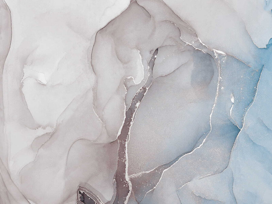 Formas abstractas fluidas en tonos suaves