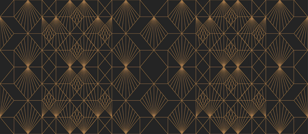 Elegante diseño geométrico metálico Elegante diseño geométrico metálico
