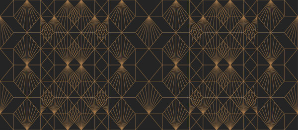 Elegante diseño geométrico metálico Elegante diseño geométrico metálico