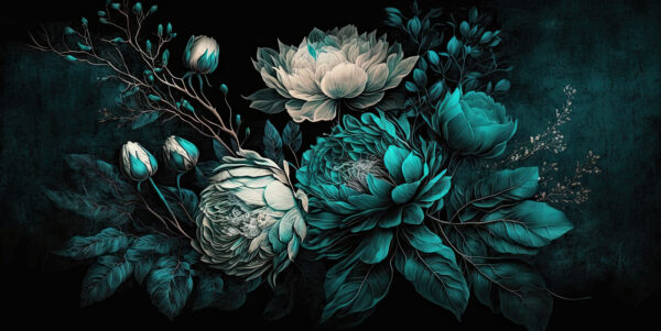 Flores esmeralda sobre fondo oscuro u75413p 600x301 - Flores esmeralda sobre fondo oscuro