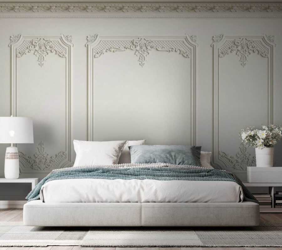 Pared con paredes blancas