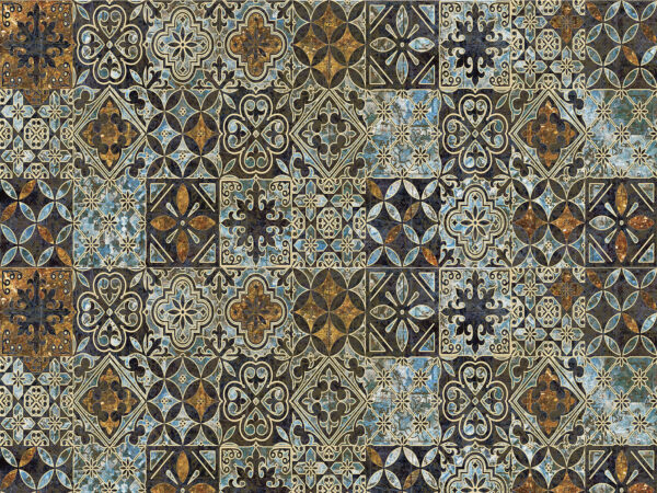 Patrón de azulejos de colores Patrón de azulejos de colores