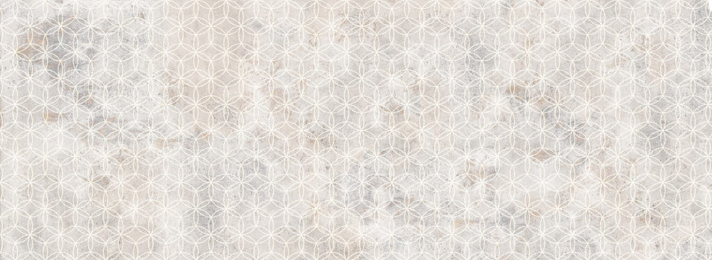 Pared con motivos blancos y grises Pared con motivos blancos y grises