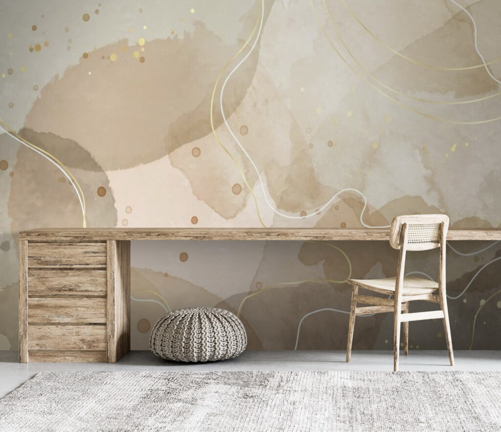 Warm abstract tones and gentle lines