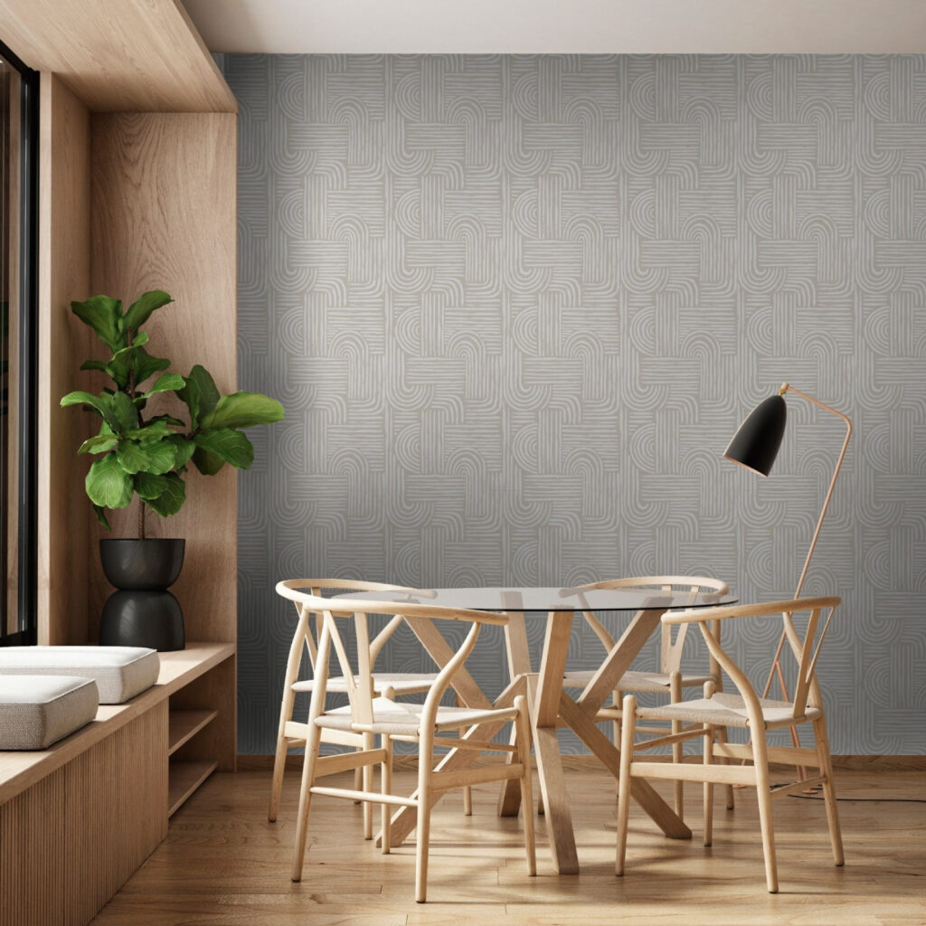 White and red pattern