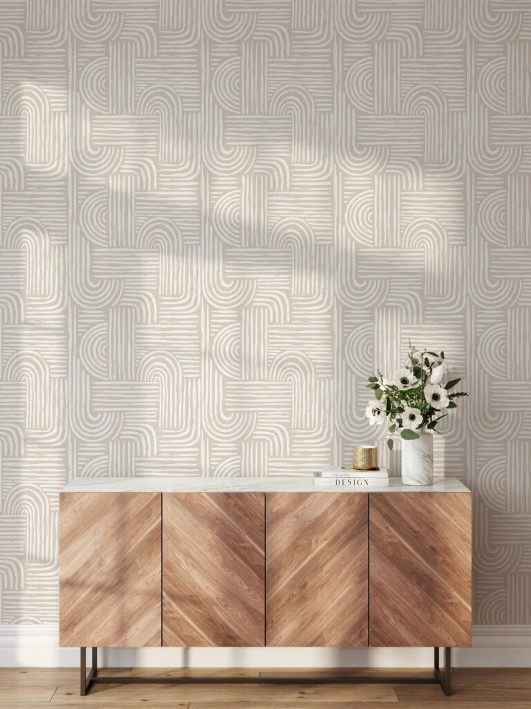 White and red pattern