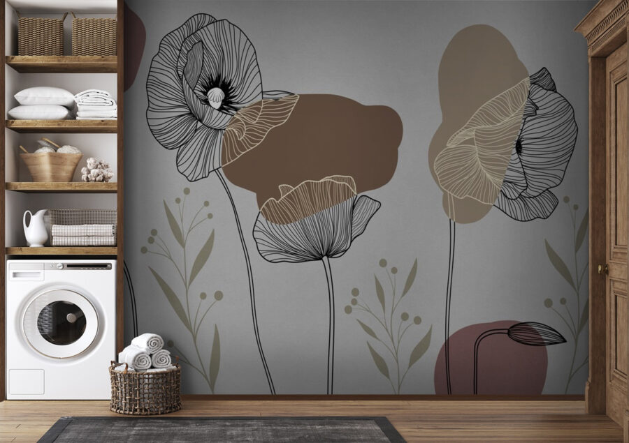 Dibujo de flores y plantas