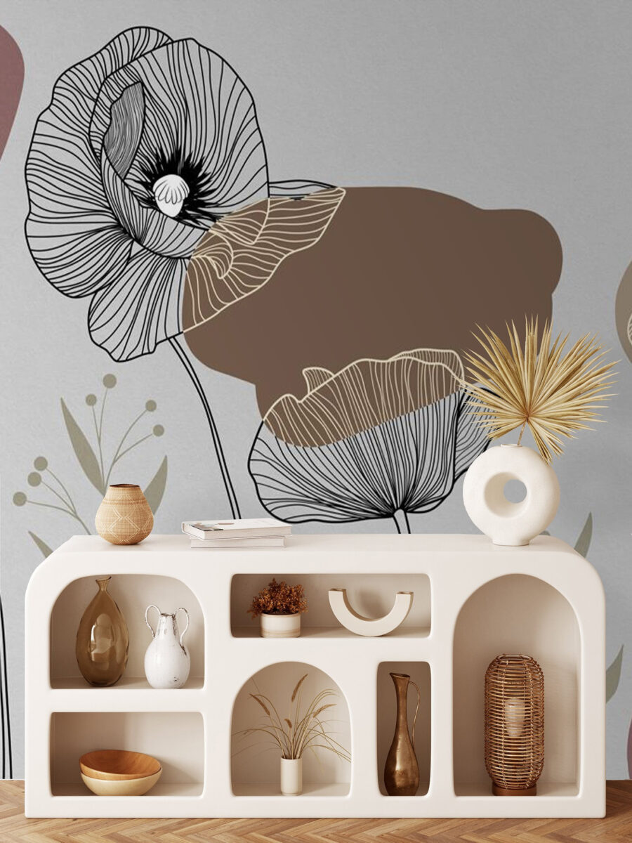 Dibujo de flores y plantas