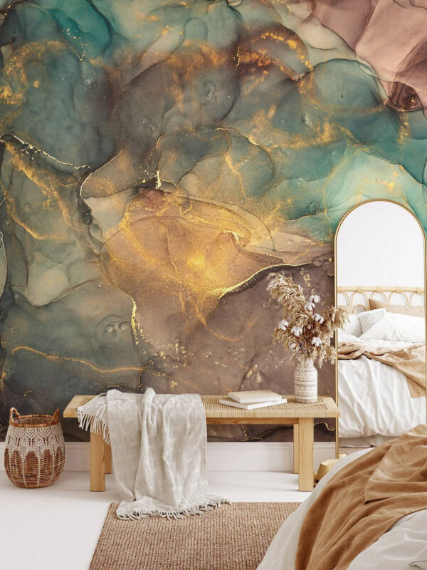 Fotomurales Fotomurales Flujo abstracto de colores vibrantes (SKU: u71441)