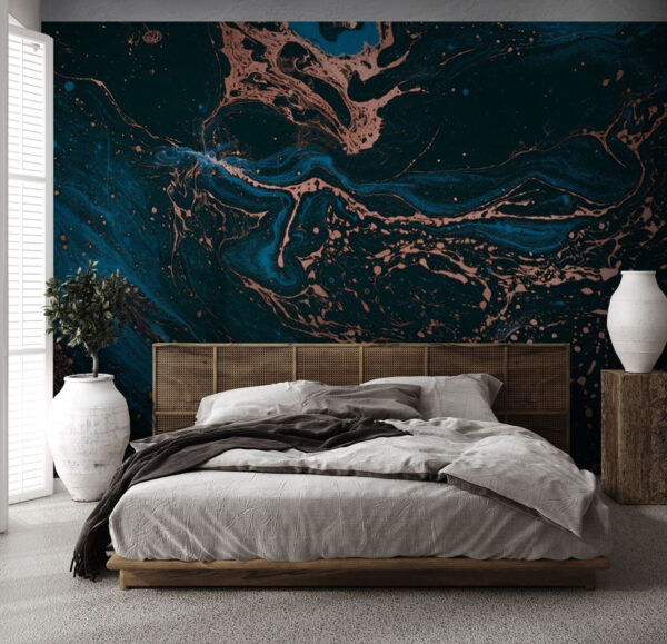 Swirling Midnight and Copper Rivers
