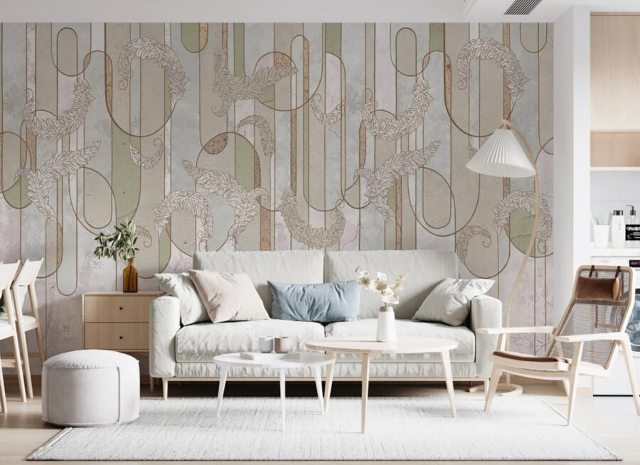 Papel pintado con motivos