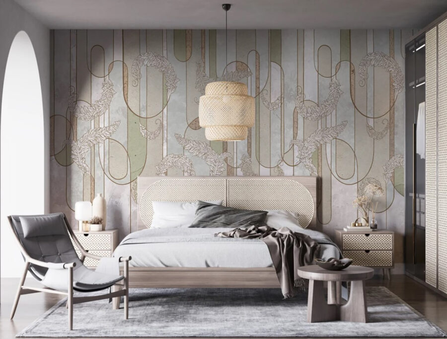 Papel pintado con motivos