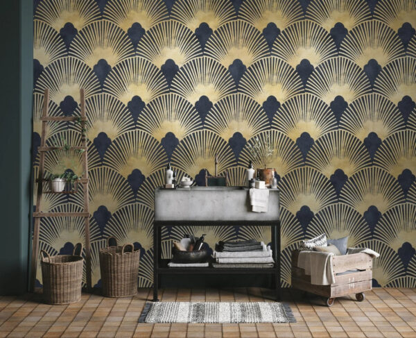Elegante motivo art déco simétrico Elegante motivo art déco simétrico