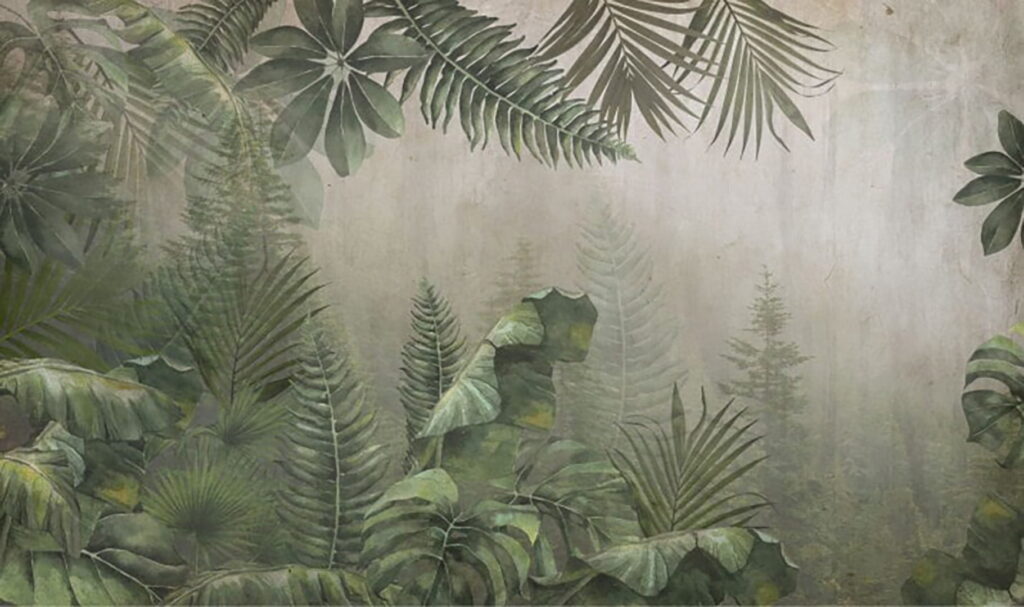 Pintura de un bosque Pintura de un bosque