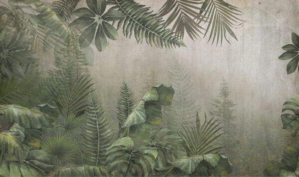Pintura de un bosque Pintura de un bosque