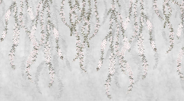 Papel pintado con flores Papel pintado con flores