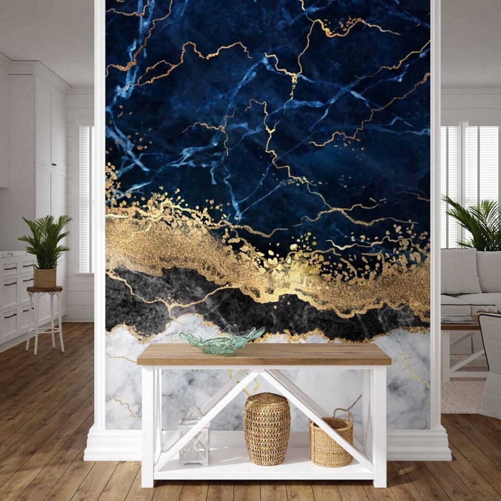 Marble and Mineral Layers Intersect Marble and Mineral Layers Intersect