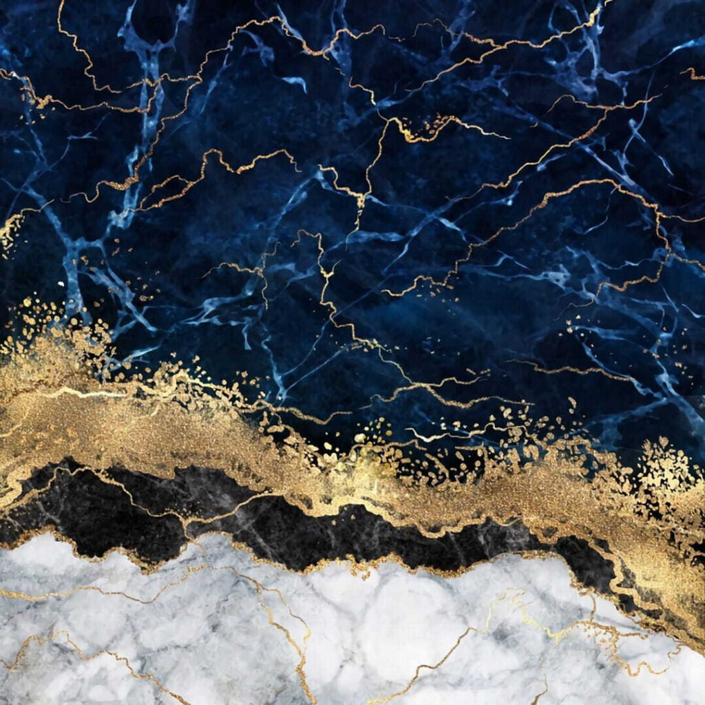Capas de mármol y minerales se entrecruzan Capas de mármol y minerales se entrecruzan