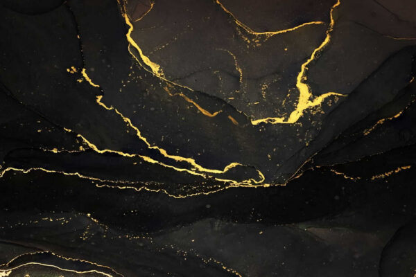 Elegante mármol negro con vetas amarillas Elegante mármol negro con vetas amarillas