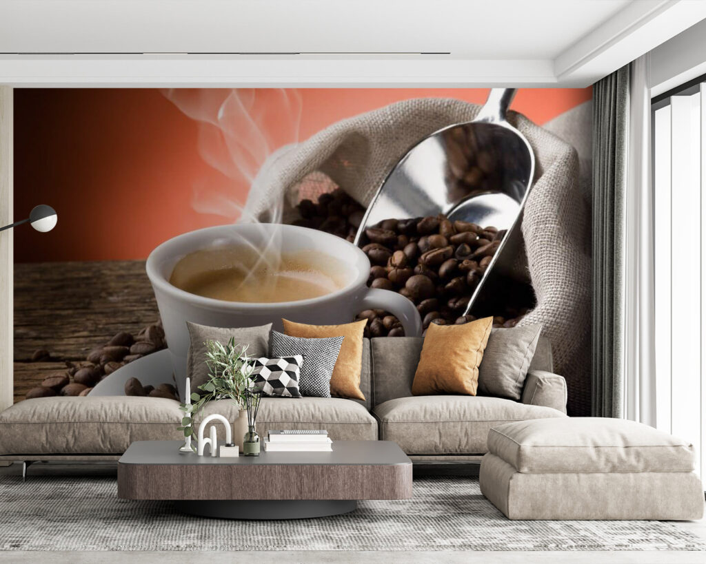 u64903pig63m 1024x819 - Taza de café con vapor y granos de café - tegory