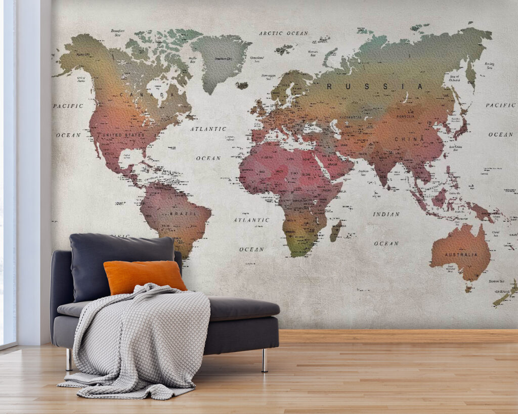 Map of the world