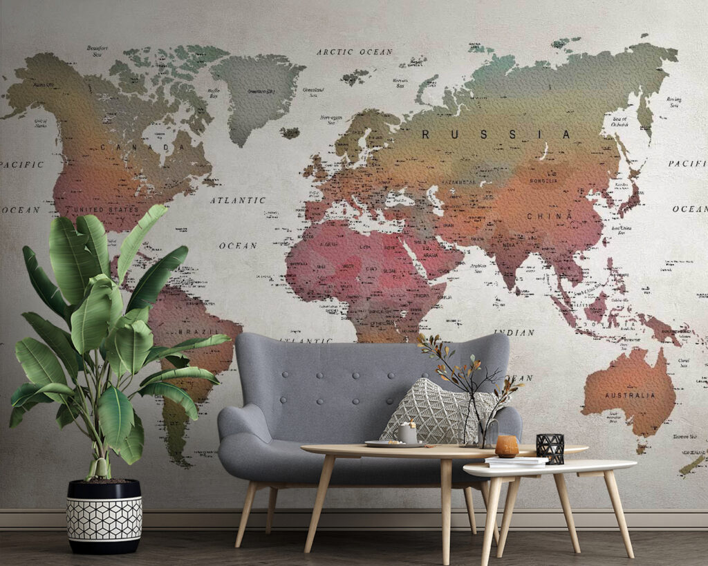 Map of the world
