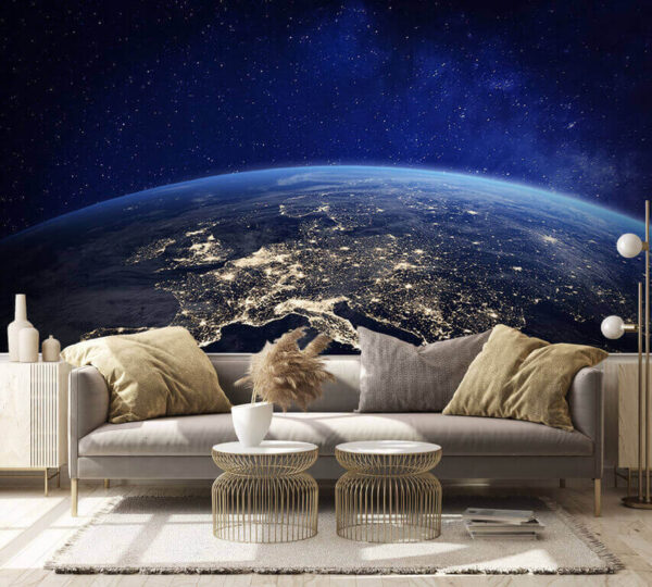 Vista de la Tierra desde el espacio Vista de la Tierra desde el espacio