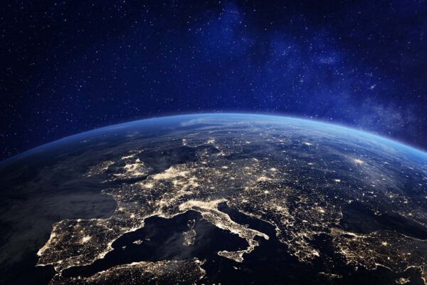 Vista de la Tierra desde el espacio Vista de la Tierra desde el espacio