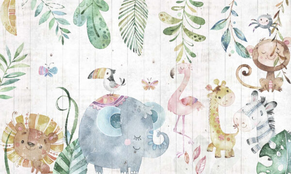 Mural de animales Mural de animales