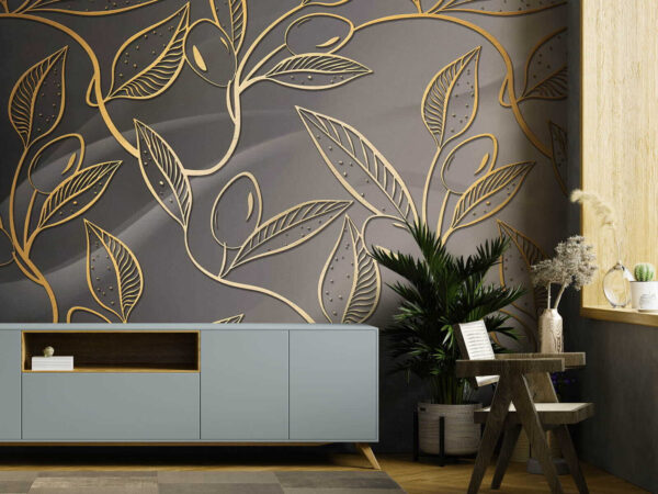 Elegante diseño floral sobre fondo oscuro Elegante diseño floral sobre fondo oscuro