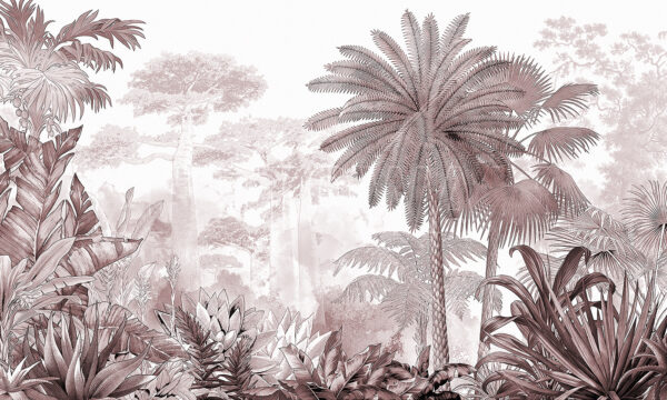Un grupo de árboles y plantas Un grupo de árboles y plantas