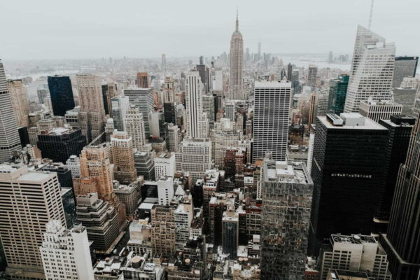 Ciudad con muchos edificios altos Ciudad con muchos edificios altos
