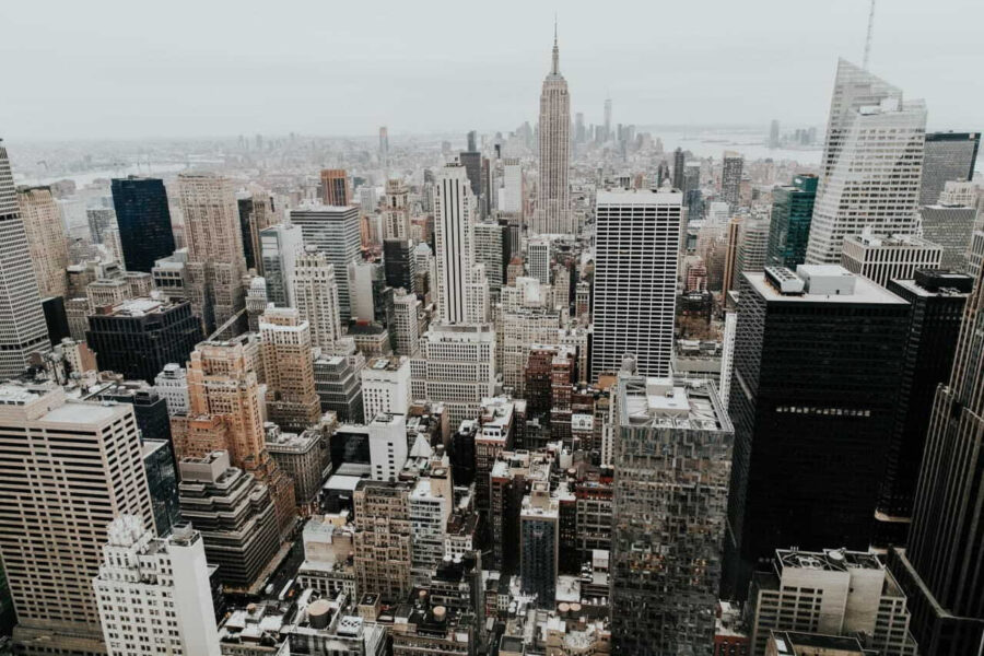 Ciudad con muchos edificios altos Ciudad con muchos edificios altos